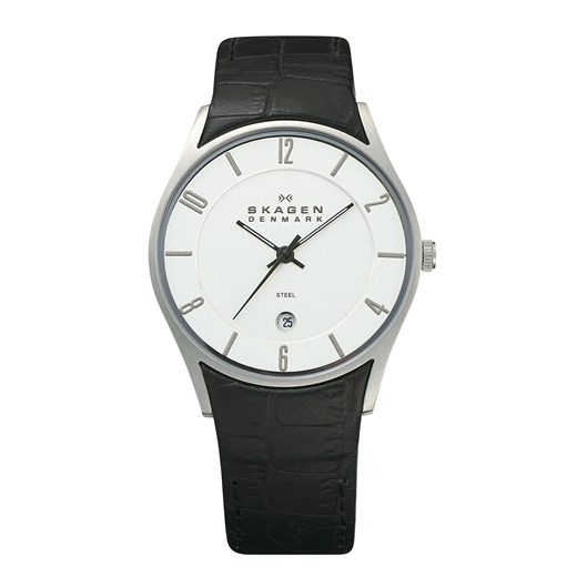 SKAGEN 474XLSLC Zegarek z Dożywotnią Gwarancją otozegarki bialy kamienie