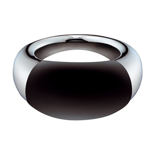 BIŻUTERIA CK - PIERŚCIONEK CALVIN KLEIN KJ03AR010307 otozegarki czarny damskie