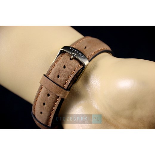 T2P220 - Zegarek Męski TIMEX z kolekcji Timex Originals Classic Round T2P220 otozegarki brazowy etno