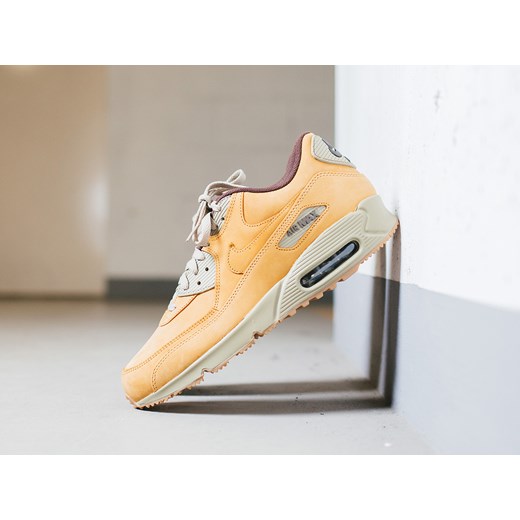 Buty męskie sneakersy Nike Air Max 90 Winter Premium "Wheat Pack" 683282 700 sneakerstudio-pl zolty