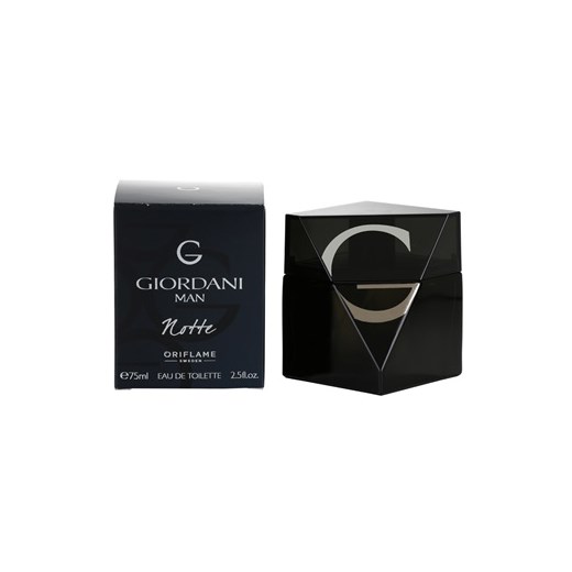 Oriflame Giordani Man Notte woda toaletowa dla mężczyzn 75 ml + do każdego zamówienia upominek. iperfumy-pl czarny męskie