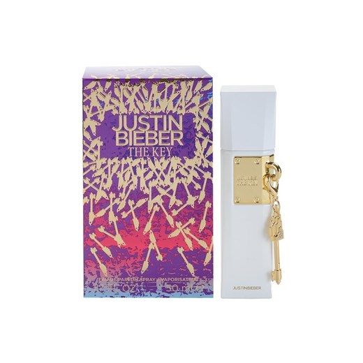 Justin Bieber The Key woda perfumowana dla kobiet 50 ml  + do każdego zamówienia upominek. iperfumy-pl rozowy damskie