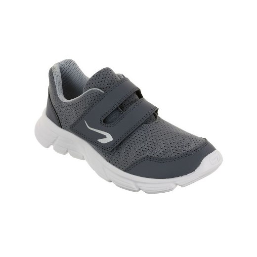 Buty Kalenji Ekiden ONE KID decathlon szary bez wzorów