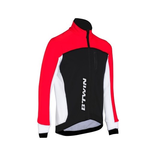 Bluza na rower 520 męska decathlon czarny młodzieżowy