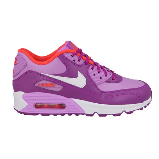 BUTY NIKE AIR MAX 90 LEATHER (GS) 724852 501 yessport-pl fioletowy Buty do biegania