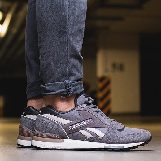 BUTY REEBOK GL 6000 ND V67800 sneakerstudio-pl szary skóra