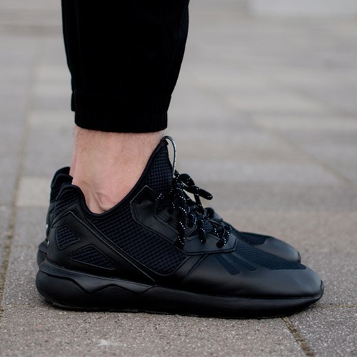 BUTY MĘSKIE SNEAKERSY ADIDAS ORIGINALS TUBULAR RUNNER B25526 sneakerstudio-pl czarny Buty do biegania męskie
