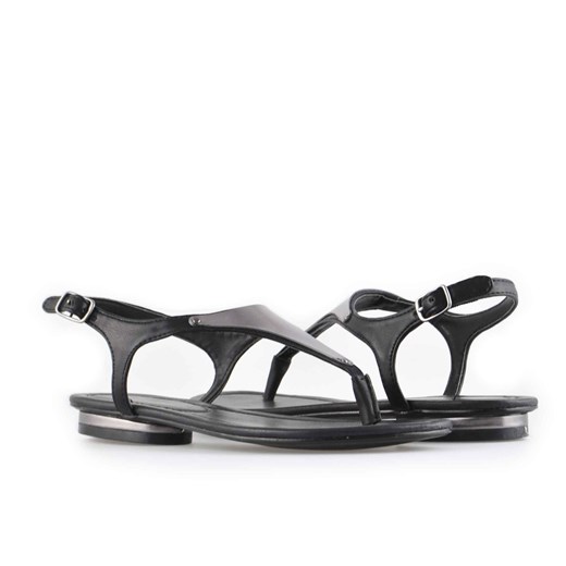Sandały Marco Tozzi 2-28111-22 Czarne arturo-obuwie bialy aplikacje