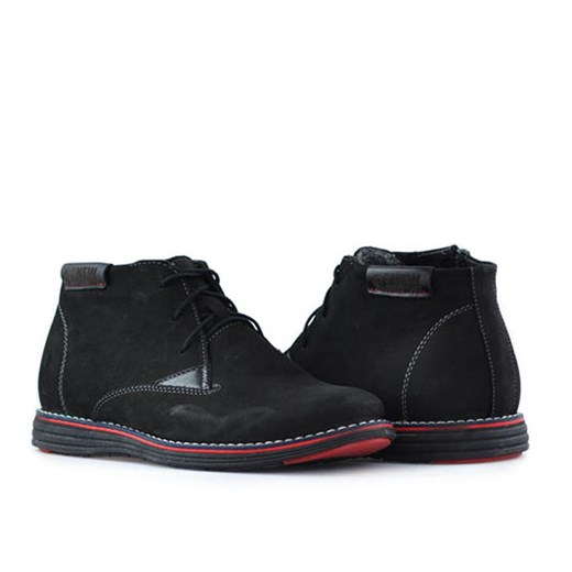 Trzewiki Nik 02-0284-001 Czarne arturo-obuwie czarny modne