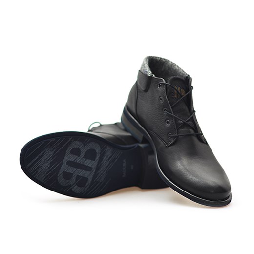 Trzewiki Badura 4509-F Czarne arturo-obuwie czarny modne