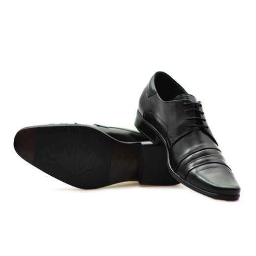 Pantofle Pan 397 Czarny arturo-obuwie czarny elegancki