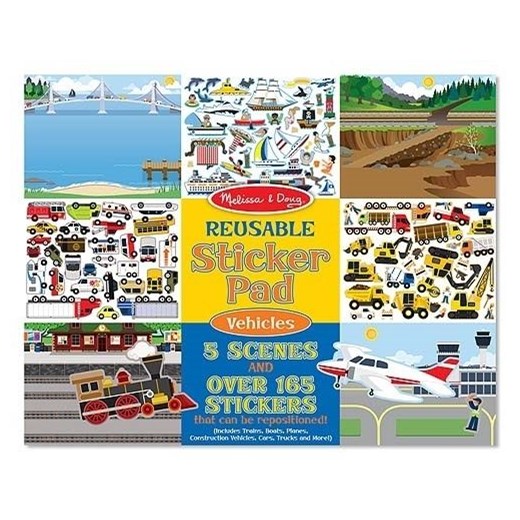 Melissa & Doug, naklejki Pojazdy - Darmowa dostawa do salonów empik! smyk-com szary guma