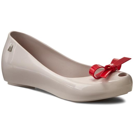 Baleriny MELISSA - Melissa Ultragirl Bow Ad 31841 Beige/Red 51657 eobuwie-pl szary bez zapięcia