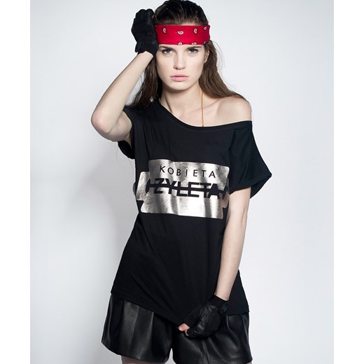 Koszulka Kobieta Żyleta lap-nas czarny T-shirty
