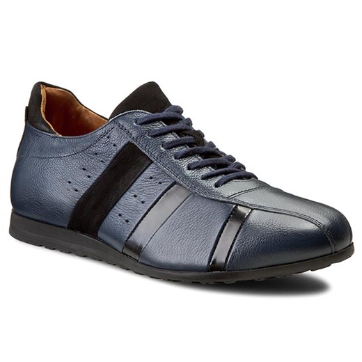 Sneakersy GINO ROSSI - MPV182-F05-179H-5799-0 Czarny Granatowy eobuwie-pl niebieski casual