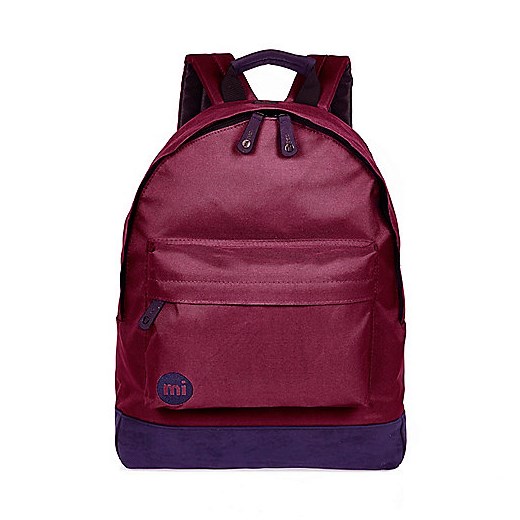 Dark red Mipac backpack  river-island czerwony 