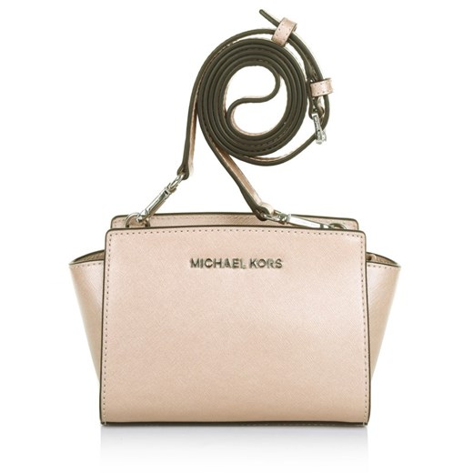 "MICHAEL Michael Kors Selma Mini Messenger Ballet torebki różowy" fashionette bezowy na ramię