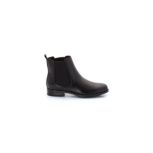 Buty DUNE LONDON la-redoute-pl czarny Botki na obcasie