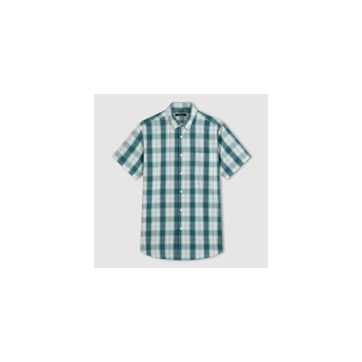 Koszula z krótkim rękawem z czystej bawełny la-redoute-pl zielony bawełna