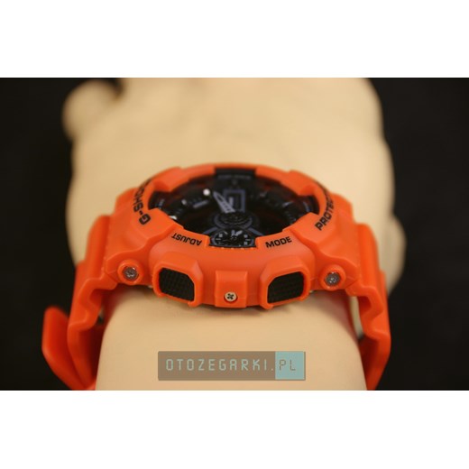 ZEGAREK CASIO GA-110MR-4AER G-Shock GA 110MR 4AER otozegarki pomaranczowy materiałowe