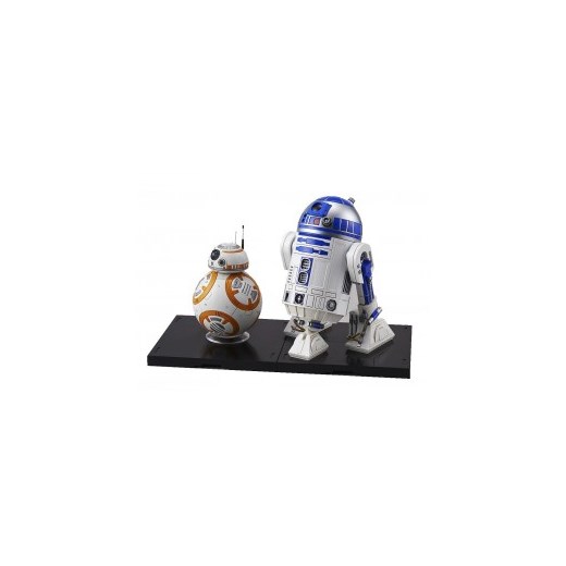 Bandai Star Wars BB-8 & R2-D2 1/12 Scale Plastic Model Kit japanstore szary rockowy