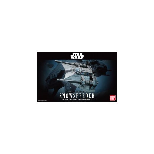 Bandai Star Wars Snowspeeder 1/48 Scale Plastic Model Kit japanstore szary rockowy