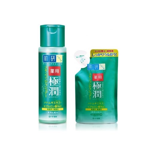 Azjatyckie kosmetyki Hada Labo Gokujyun Medicated Skin Conditioner japanstore turkusowy krem nawilżający