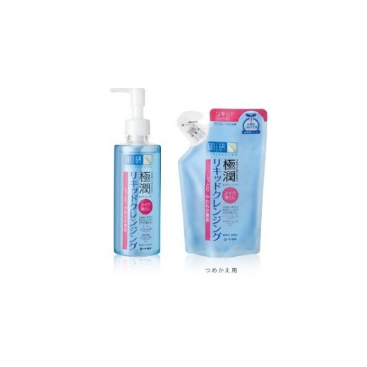 Azjatyckie kosmetyki Hada Labo Gokujyun Hyaluronic Acid Liquid Makeup Remover japanstore niebieski krem nawilżający