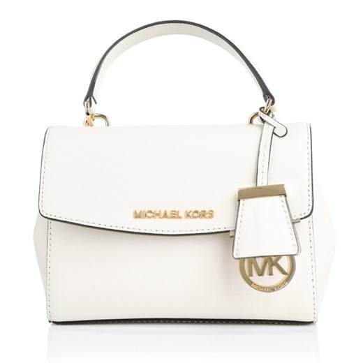 "MICHAEL Michael Kors Ava XS Crossbody Ecru torebki beżowy" fashionette bialy na ramię