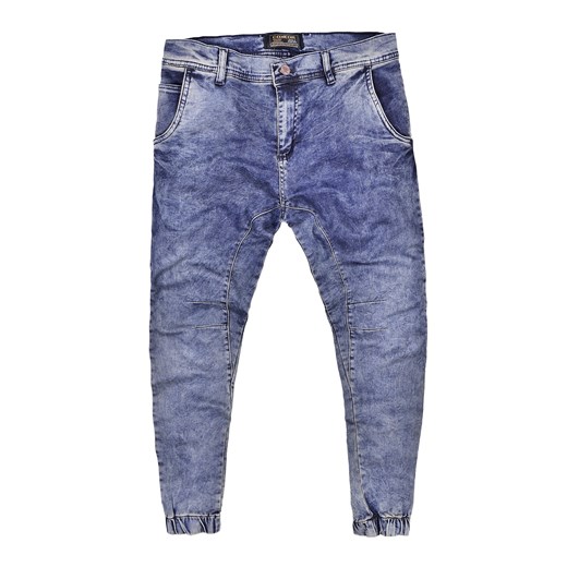 JOGGERY JEANSOWE - TJ2 risardi niebieski jeans