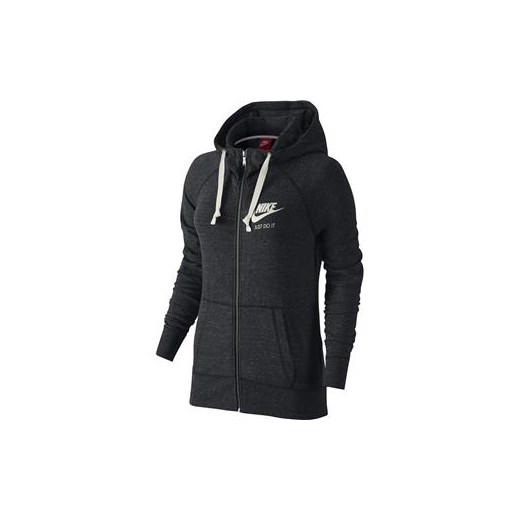 Bluza W NSW GYM VNTG HOODIE FZ perfektsport szary młodzieżowy