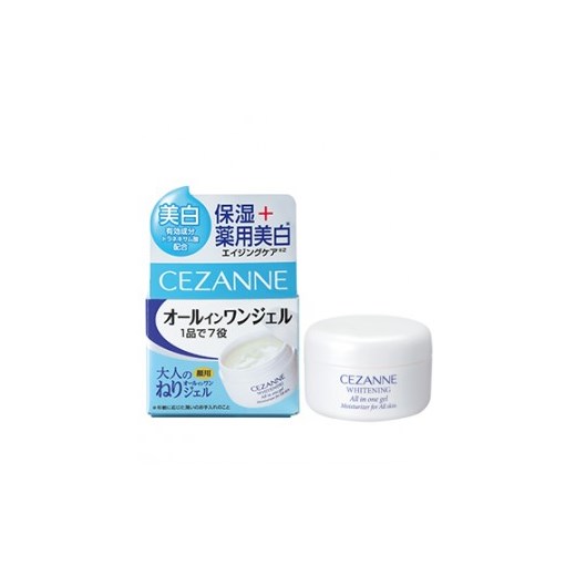Azjatyckie kosmetyki CEZANNE Whitening Otona no NERI Gel (Medicated) japanstore niebieski krem nawilżający