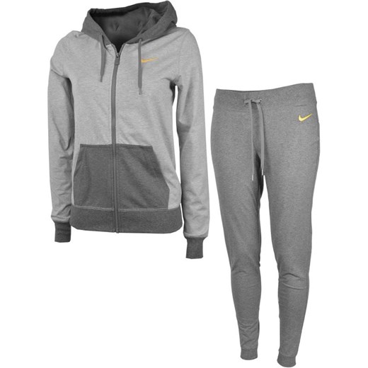 Dres Nike Jersey Cuffed Tracksuit W 623417-066 hurtowniasportowa-net szary bawełna