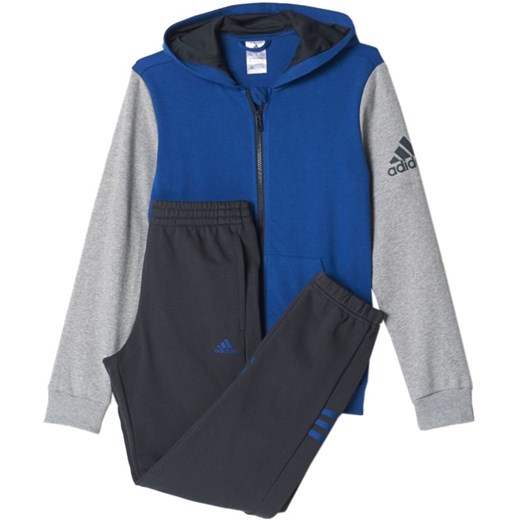 Dres adidas YB TS Hojo FT C  Junior AK2233 hurtowniasportowa-net niebieski bawełna