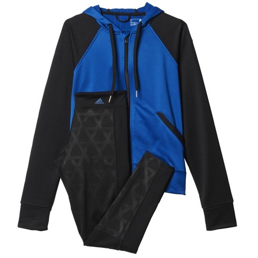 Dres treningowy adidas Tighthoody Suit W AJ5960 hurtowniasportowa-net czarny bluza