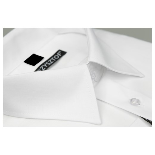 KRZYSZTOF koszula biała 52 182/188 dł. klasyczna krzysztof-pl szary długi rękaw
