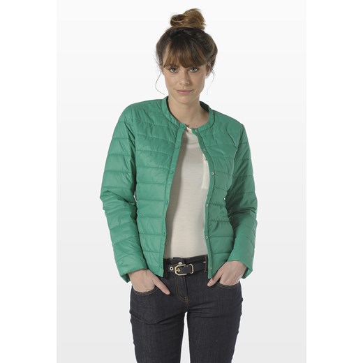 QUILTED JACKET stefanel zielony casual