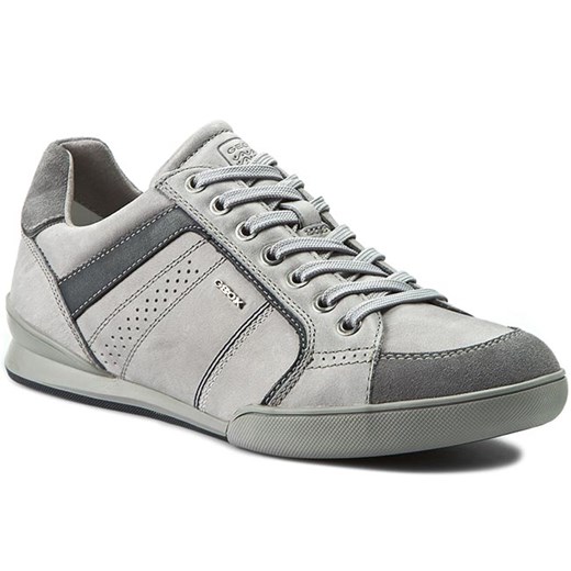 Sneakersy GEOX - U Kristof A U620EA 0CL22 C9031  Stone/Dk Grey eobuwie-pl szary casual