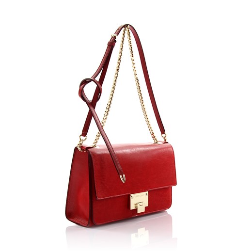 Jimmy Choo Torebka damska Rebel S skórzana czerwona budapester-com czerwony glamour