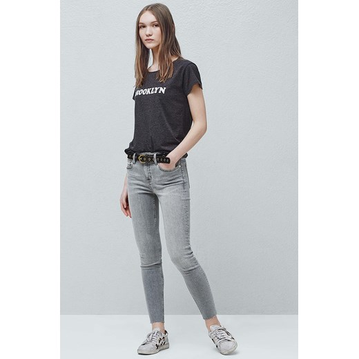 Jeansy - Mango - Jeansy Isa answear-com bialy jeans