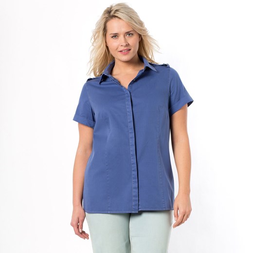 Koszula z krótkim rękawem la-redoute-pl niebieski 