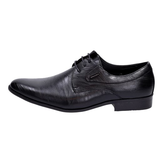 Czarne pantofle, buty męskie BADOXX 266 BK/BK suzana-pl czarny jesień