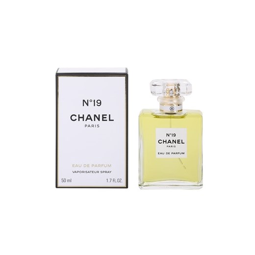 Chanel No.19 woda perfumowana dla kobiet 50 ml vapo  + do każdego zamówienia upominek. iperfumy-pl szary damskie