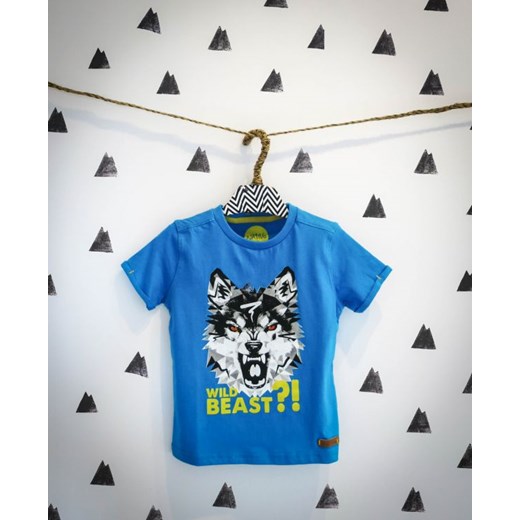 t-shirt B-TSH-020-A nativo-kids niebieski lato
