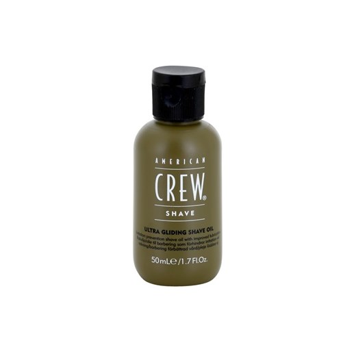 American Crew Shave olejek do golenia przeciw podrażnieniom i swędzeniu skóry (Ultra Gliding Shave Oil) 50 ml + do każdego zamówienia upominek. iperfumy-pl zielony skóra