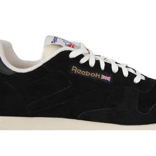 Buty męskie sneakersy Reebok Classic Leather UJ V67817 sneakerstudio-pl czarny syntetyk