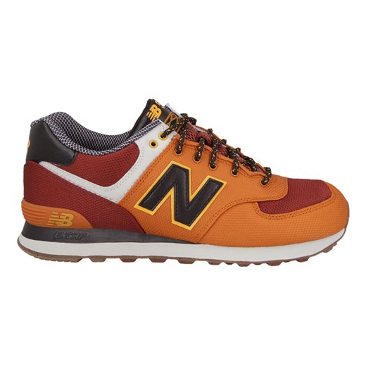Buty męskie sneakersy New Balance ML574EXD sneakerstudio-pl brazowy nylon