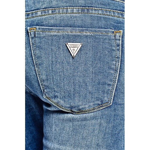 Jeansy - Guess Jeans - Jeansy Skinny Ultra Low answear-com niebieski jesień