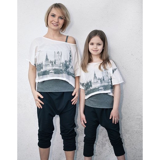 T-shirt Dziewczęcy  2-częściowy e-kaan-pl czarny T-shirty