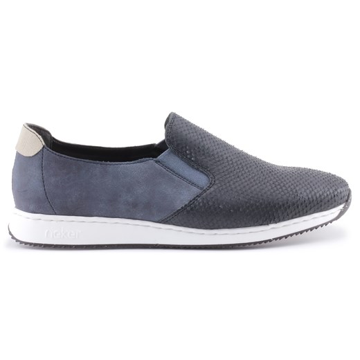 Sneakersy Rieker 56064-14 Blue16 2061-964 Rieker szary 40 okazja zebra-buty.pl